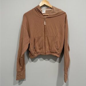 Aerie Tan Women's Zip-Up Hoodie